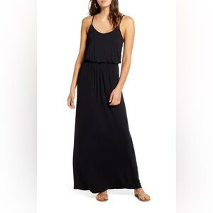 All in Favor Black Maxi Dress